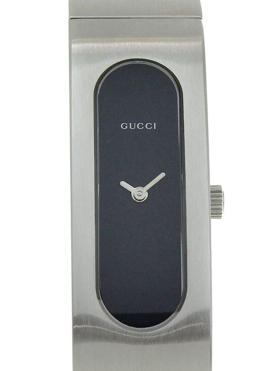 GUCCI Watches 2400S black blackDial Stainless Steel Quartz Analog display ... main image 4